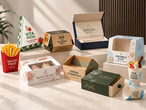 Bespoke paper board boxes from the Arvis catalogue