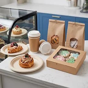 Cups, boxes and bakery packaging formats